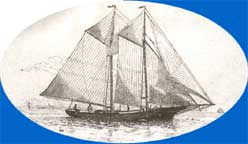 Schooner on the Indian River lagoon