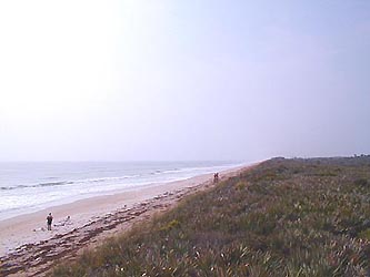 View of the ocean at Apollo Beach