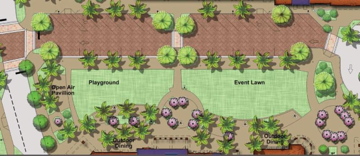 The Titus Landing outdoor events center.