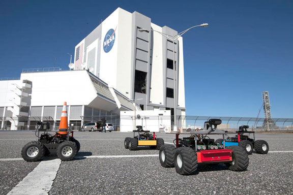 Autonomous robots search at NAS