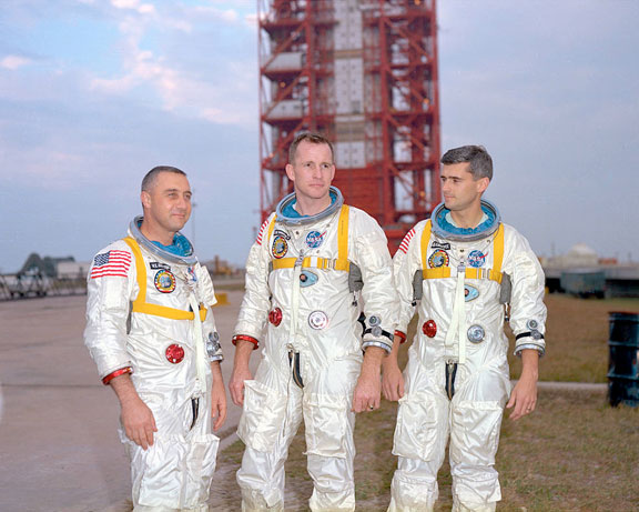 The prime crew of the Apollo 1 mission.