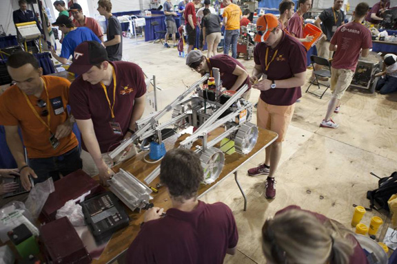 Robotics Mining Competition at KSC Visitor Complex