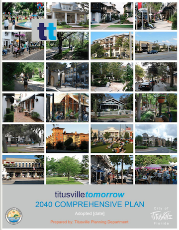 Draft or the 2040 Titusville Tomorrow
plan