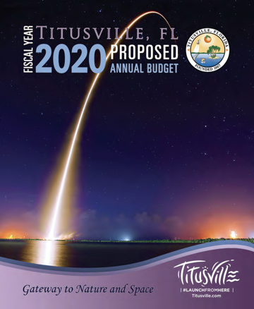 Titusville's 2020 proposed annual budget.