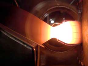 SpaceX Draco thruster engine firing