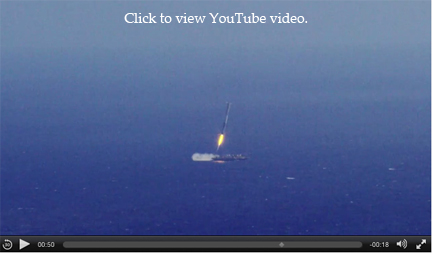 SpaceX attempted rocket landing