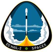 SpaceX's Es'Hail-2 Mission logo