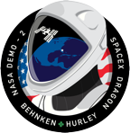 Artwork for SpaceX's Demo-2 launch