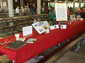 A Day In The Park Picnic - historical society display