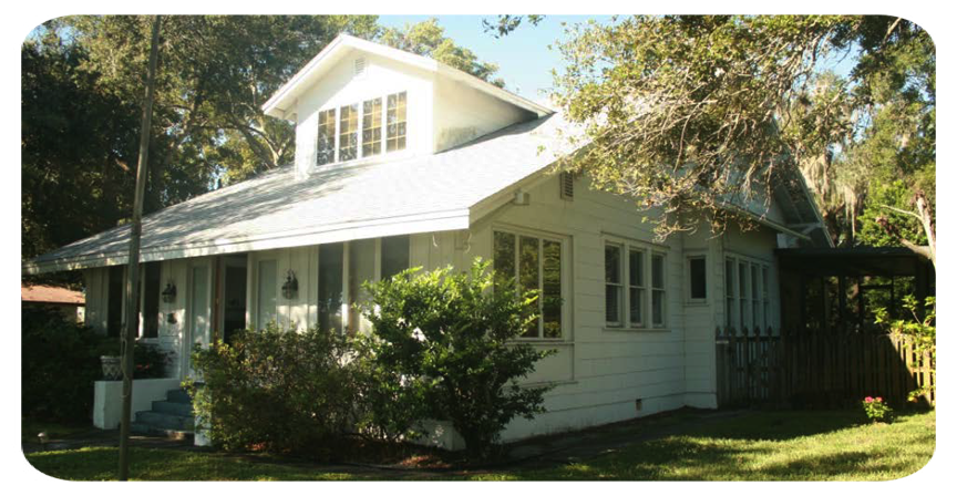 The historic Conkling house in Titusville, FL