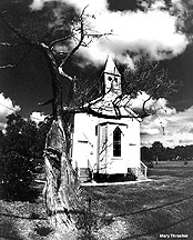 Black & White photo of LaGrange Church