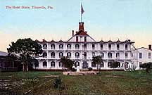 Post card of the Dixie Hotel - previously the  Titus House.