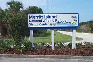 Visitors Information Center sign