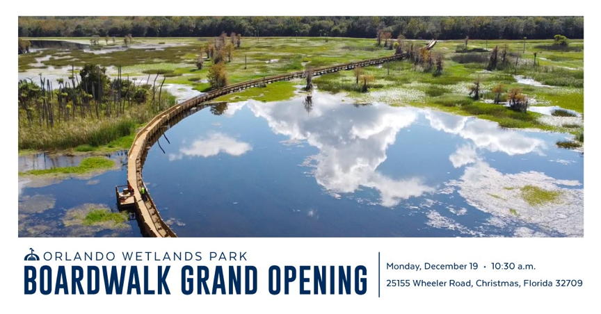 Orlando Wetlands Park Boaedwalk