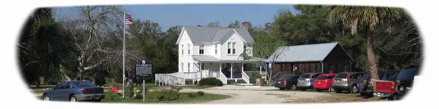 Sams House - an historic house that is an  environmentally endangered
lands program education center.