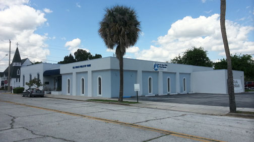 SWOF Museum looking west on Palm St.