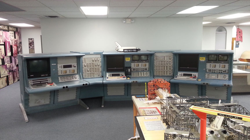 OMS/RCS shuttle consoles