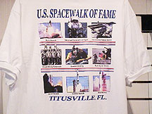 Space Walk of Fame t-shirt