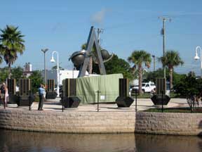 Apollo monument dedication - before