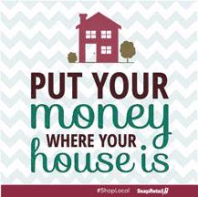 Shop local. They are the enbine of our community.