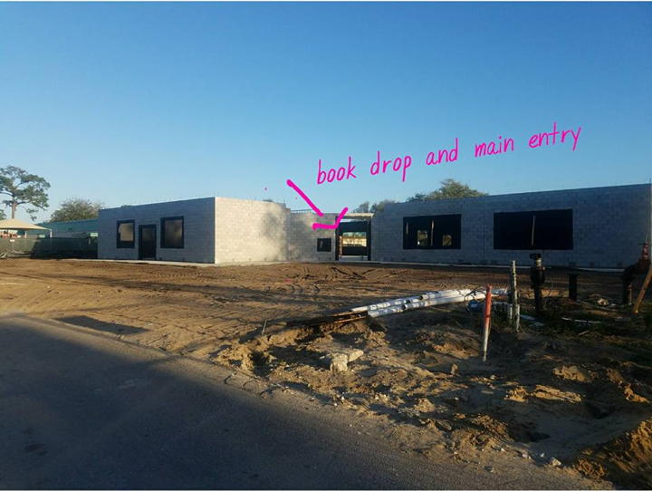 book drop main entrance