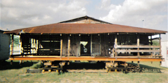 The 1940's Hutchenson Barn at the staging area.