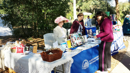 Our Booth at Sam's House Pioneer Days 2/2016