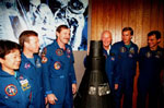 STS-95 crew at KSC